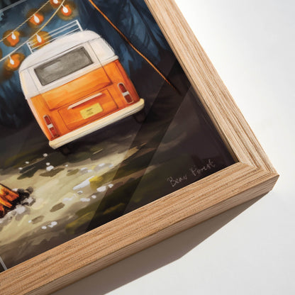 Plakat - camping