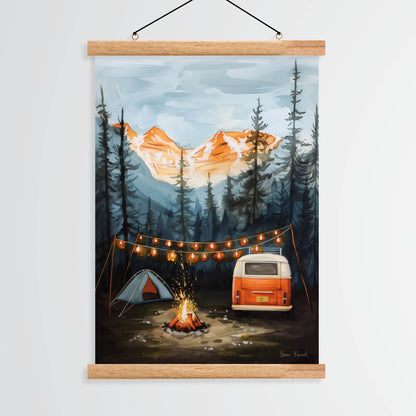 Plakat - camping
