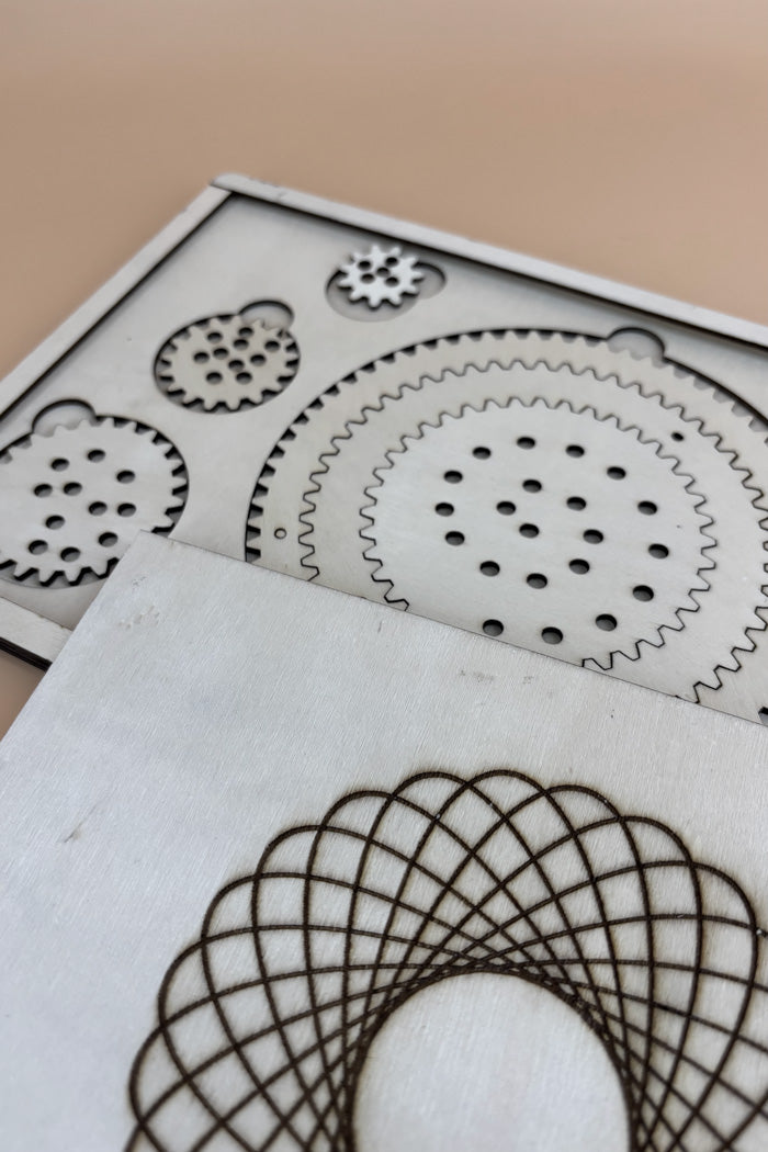 Spirograph i træ
