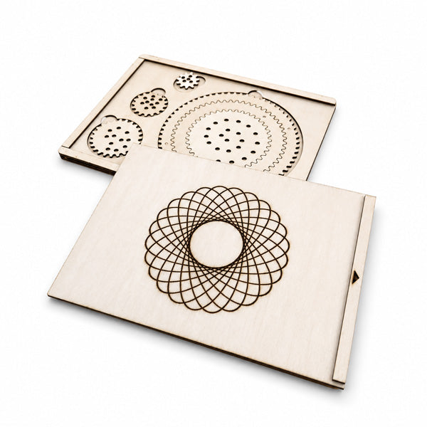 Spirograph i træ