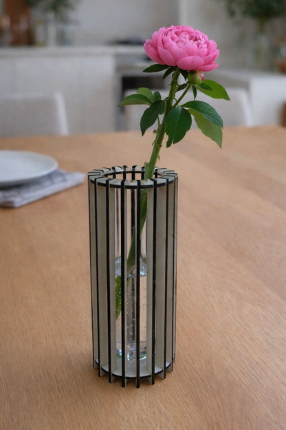 Blomstervase i træ - Flora